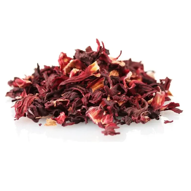 Hibiscus calyx (bissap, karkadé), whole, from the Sahel, 1 kg pack